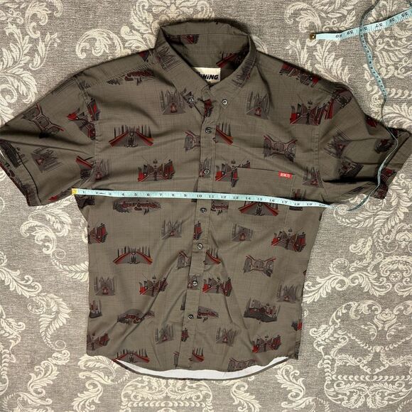 RSVLTS The Shining Men's M Graphic Print Button-Down Shirt Multicolor - Picture 3 of 10